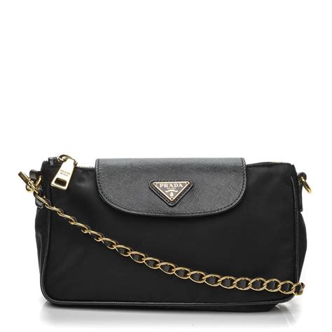 prada tessuto saffiano nero crossbody bag|Prada saffiano leather odette bag.